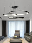 Axyaa Modern LED Ring Chandeliers for Interior Design Lighting