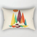 Axyaa Velvet Lumbar Pillow Cover for Sofa and Bedroom