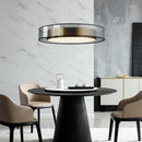Axya Copper Pendant Light: Nordic Luxury Minimalistic Bedroom Lamp