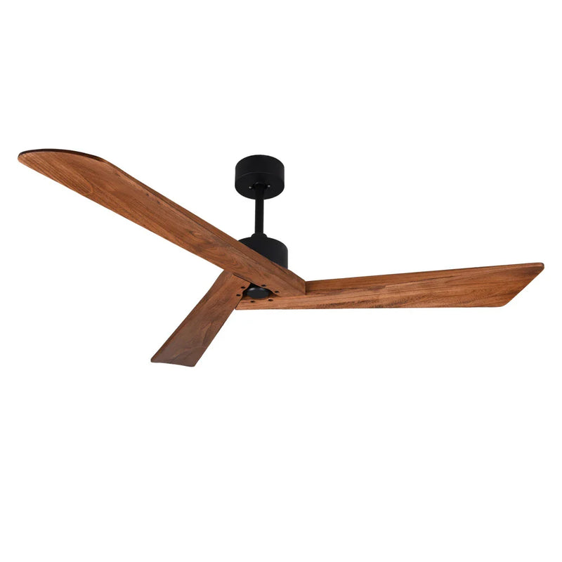 Axya 60 Inch Wood Ceiling Fan Remote Control Living Dining Loft DC Fan 220V