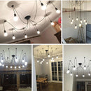 Axyaa Vintage Industrial Spider Chandelier Pendant Light Ceiling Lamp