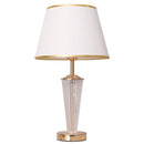 Axyaa Glass Table Lamp: Modern Luxury Design for Living Room, Bedroom, Study