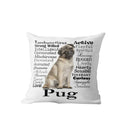 Axyaa Dachshund Dog Velvet Cushion Cover for Living Room Sofa - Home Decor Pillowcase