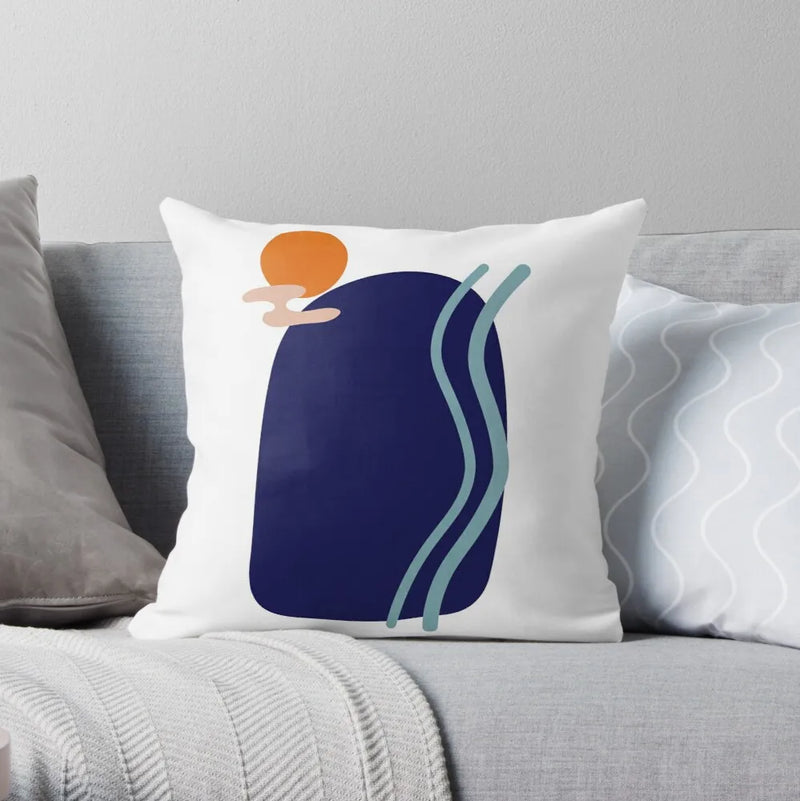 Velvet Matisse Pillow Cover 18x18 Inch for Home and Car Decor - Axyaa