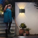 Axyaa Modern Minimalist Outdoor LED Wall Lamp for Balcony, Aisle, Courtyard, and Living Room
