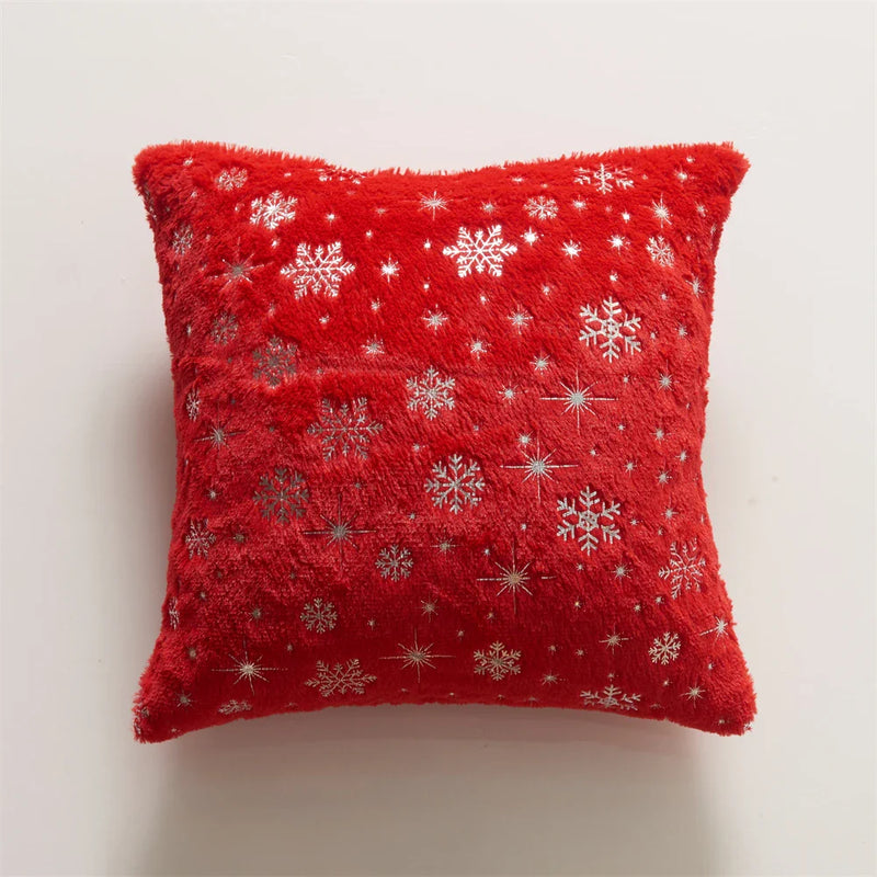 Axyaa Christmas Pillow: 18x18 Nordic Home Decorative Plush Cushion
