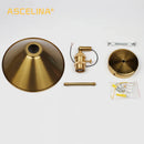 Axyaa Vintage Copper Wall Lamp with Switch for Bedroom and Living Room