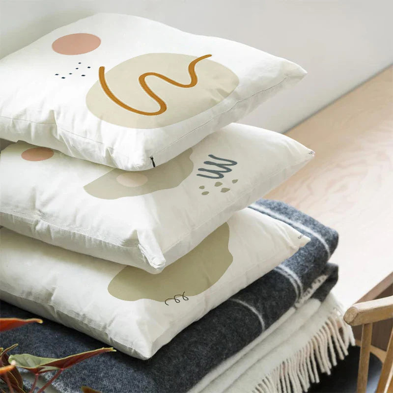 Velvet Matisse Pillow Cover 18x18 Inch for Home and Car Decor - Axyaa