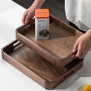 Axyaa Black Walnut Wood Tray for Fruit & Snacks