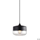 Axya Nordic LED Pendant Light with Glass and Wood Finish