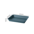 Axyaa Nordic Plastic Serving Tray: Rectangular Kitchen Dinnerware & Organizer
