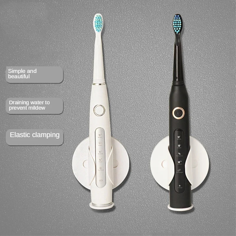 Axya Electric Toothbrush Holder: Stylish Wall Mount Organizer with Drainage