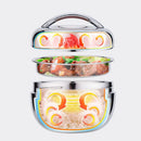 Axyaa Stainless Steel Thermal Lunch Box for Office, Travel, Camping - Food Container