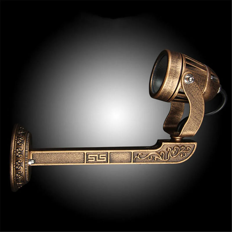 Axyaa Retro Outdoor LED Advertising Lamp: Europe Style, Waterproof, Store Sign, Garden Floodlamp