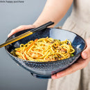 Axya Blue Ceramic Soup Bowl Set for Elegant Dining and Serving