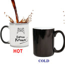 Axyaa Magic Cat Color-Changing Coffee Mug - Heat Sensitive Tea Cup