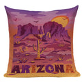 Axyaa Cactus Desert Decor Pillow Covers Scenery Floral Cushion Case
