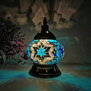 Axyaa Hand-inlaid Glass Mosaic Turkish Night Lamp for Bedroom Living Room