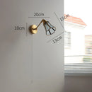 Axyaa Green Glass LED Wall Lights with Pull Chain Switch, Up and Down Adjustable