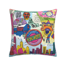 Axyaa Nordic Linen Graffiti Cushion Cover for Sofa Decoration