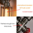 Axyaa Vintage Industrial Pipe Wall Lamp 8W LED Light