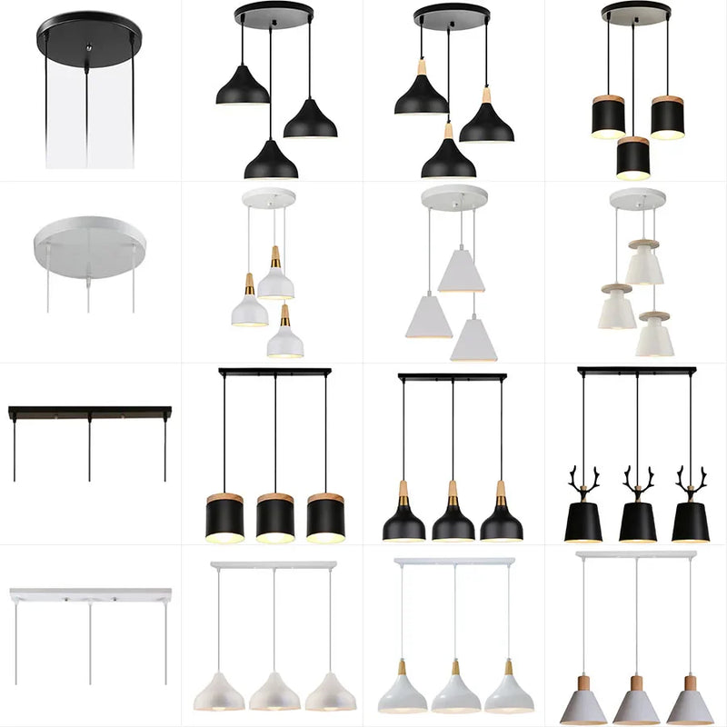 Nordic Pendant Lamp Kitchen Living Dining Room Chandelier by Axyaa