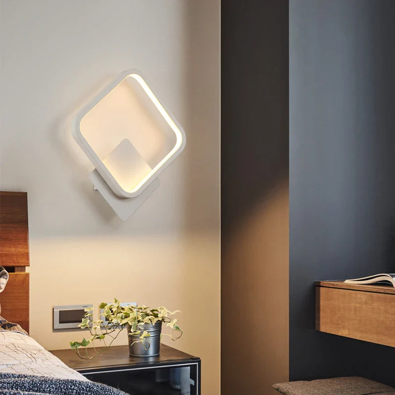 Axyaa Nordic Black & White Wall Lamp for Modern Indoor Decor