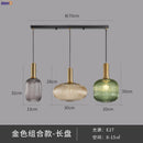 Axyaa Nordic Glass Pendant Light for Bedroom Dinning Living Room - Modern LED Hanglamp