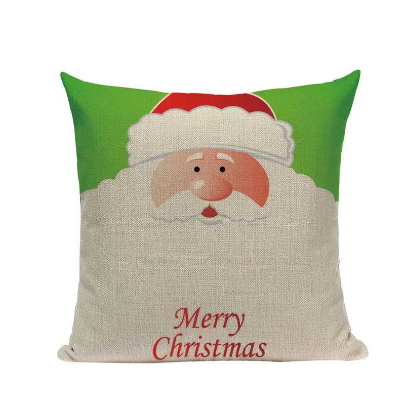 Axyaa Christmas Birthday Cushion Cover 45X45cm - Bedroom Sofa Decor Cojines