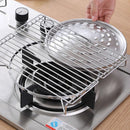 Axyaa Stainless Steel Mini Gas BBQ Grill for Outdoor Cooking
