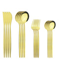 Axyaa Mint Green Stainless Steel Cutlery Set - 16pcs for Kitchen Tableware