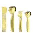 Axyaa Mint Green Stainless Steel Cutlery Set - 16pcs for Kitchen Tableware