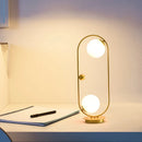 Axyaa Industrial Rectangle Chandelier with Swing Buckle Design and Glass Ball Lights