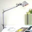 Axyaa Modern Swing Arm Table Lamp with Clip for Bedroom Office Reading