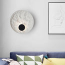Axyaa Resin LED Wall Lamp: Minimalist Nordic Bedroom Sconce for Hotel Aisle & Corridor