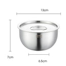 Axyaa Stainless Steel Bowl with Lid, Food Container, Kitchen Tableware