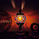 Axyaa E14 Glass Mosaic Table Lamp - Mediterranean Turkish Style