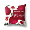 Fresh Fruits Watermelon Throw Pillow Covers by Axyaa