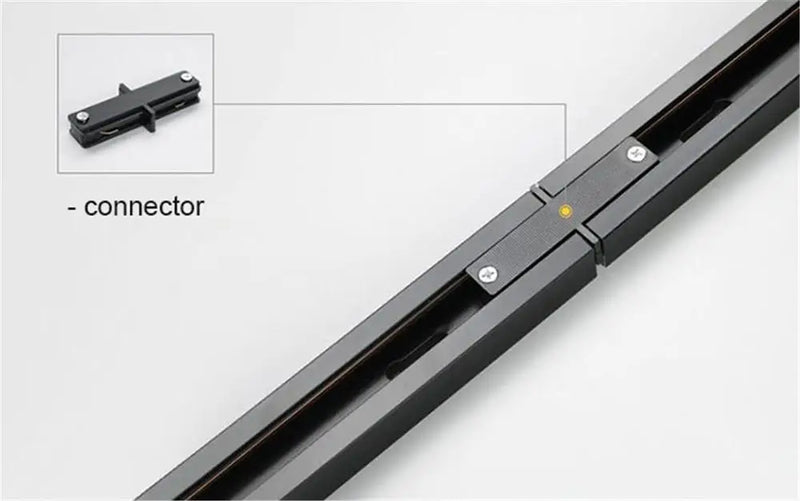 Axyaa Line I L T Connector Power Extension Cable for 2-Wire Black White Track Base Lighting