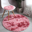 Axyaa 100/120cm Fluffy Round Shaggy Rug for Living Room, Bedroom, Kids' Room