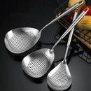 Axyaa Stainless Steel Colander Spoon Strainer Pasta Drainer French Fries Strainer