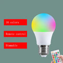 Axyaa RGB LED Bulb E27 10-20W Dimmable with Remote - 16 Colors Smart Lighting