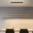 Axyaa Modern Rectangle LED Pendant Lights for Indoor Spaces
