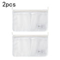 Axyaa Mesh Refrigerator Storage Bag: Double Compartment Hanging Kitchen Organizer