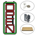 Axyaa Vertical LED Neon Open Sign - Ultra Bright for Store Promotions