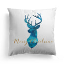 Watercolor Elk Series Polyester Pillow Case Branded for Axyaa