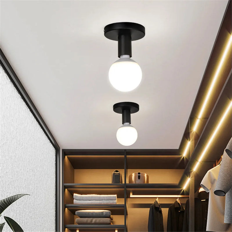 Axyaa Industrial Metal Ceiling Light for Living Room Bedroom Dining Room