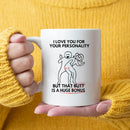 Axyaa Funny Ceramic Coffee Mug Valentine's Day Present Husband Wife Birthday Gift