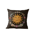 Nordic Cushion Cover 18x18 Black Double Side Printed Pillow Cover for Living Room Sofa by Axyaa