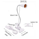 Axyaa 360° Flexible Desk Lamp Holder with E27 Base and On/Off Switch
